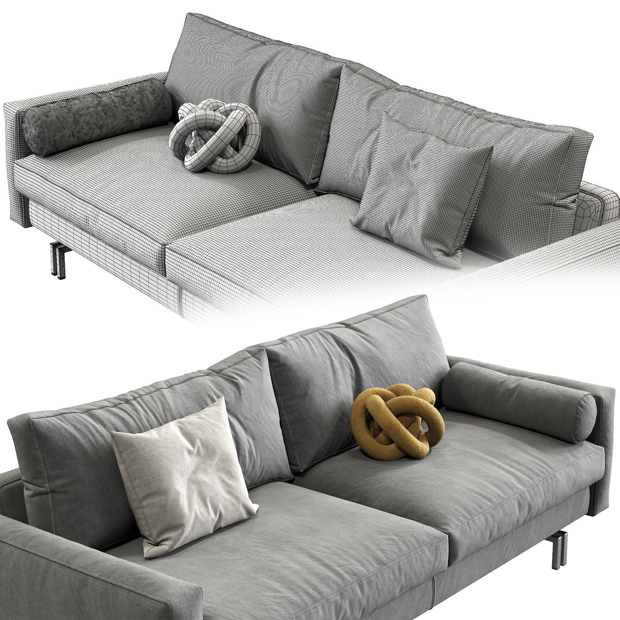 Interface Sofa Blues 3D model_4