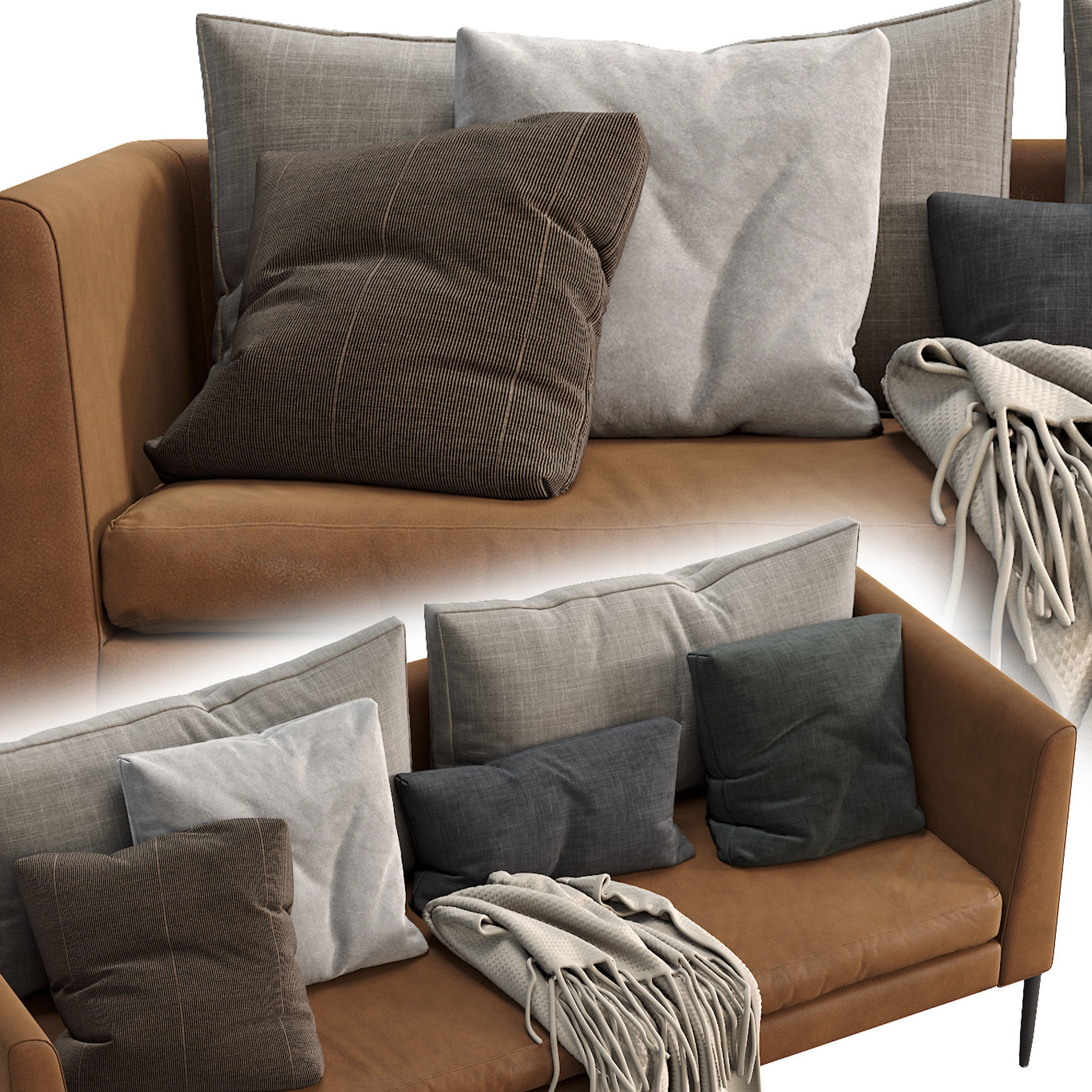 Cor Sofa Pilotis 3D model_2