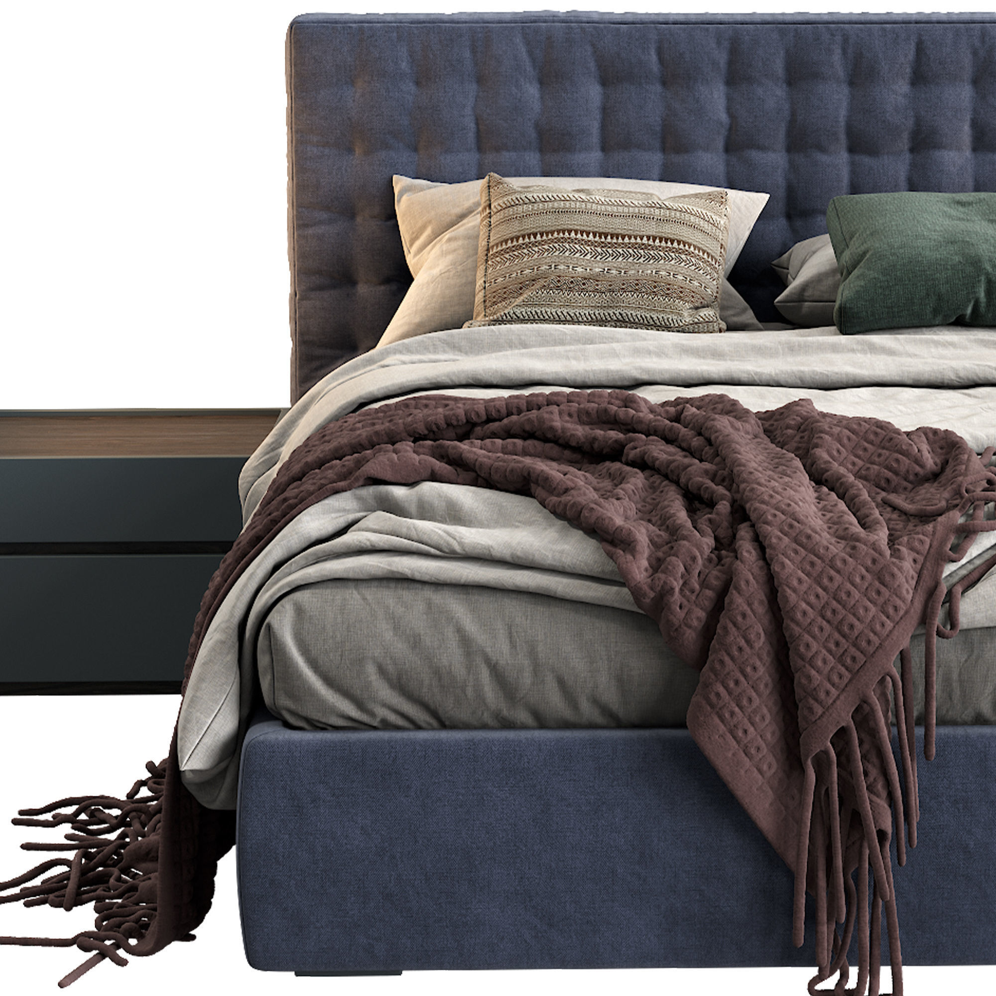 Md House Bed LINE 3D model_2