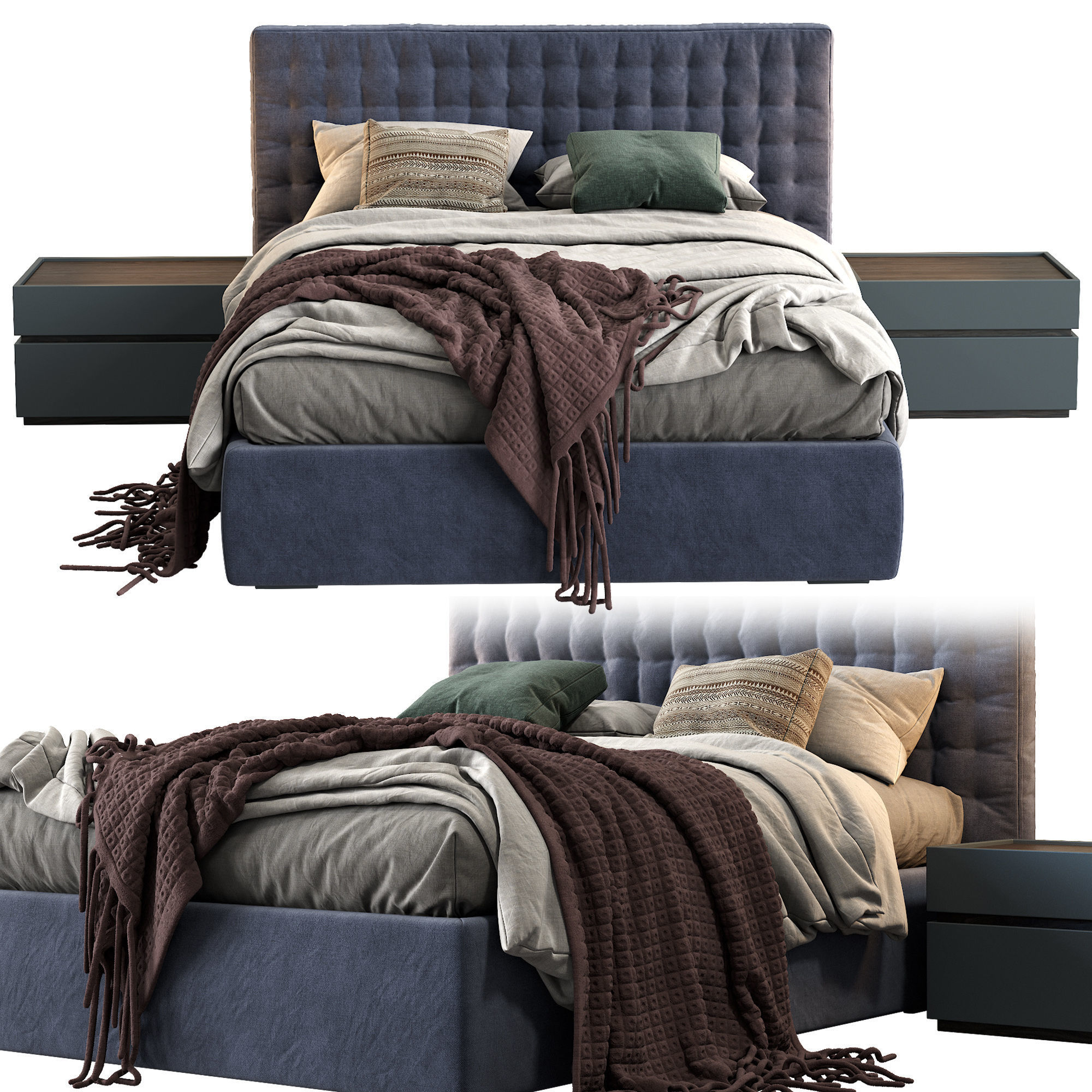 Md House Bed LINE 3D model_3