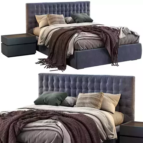 Md House Bed LINE 3D model