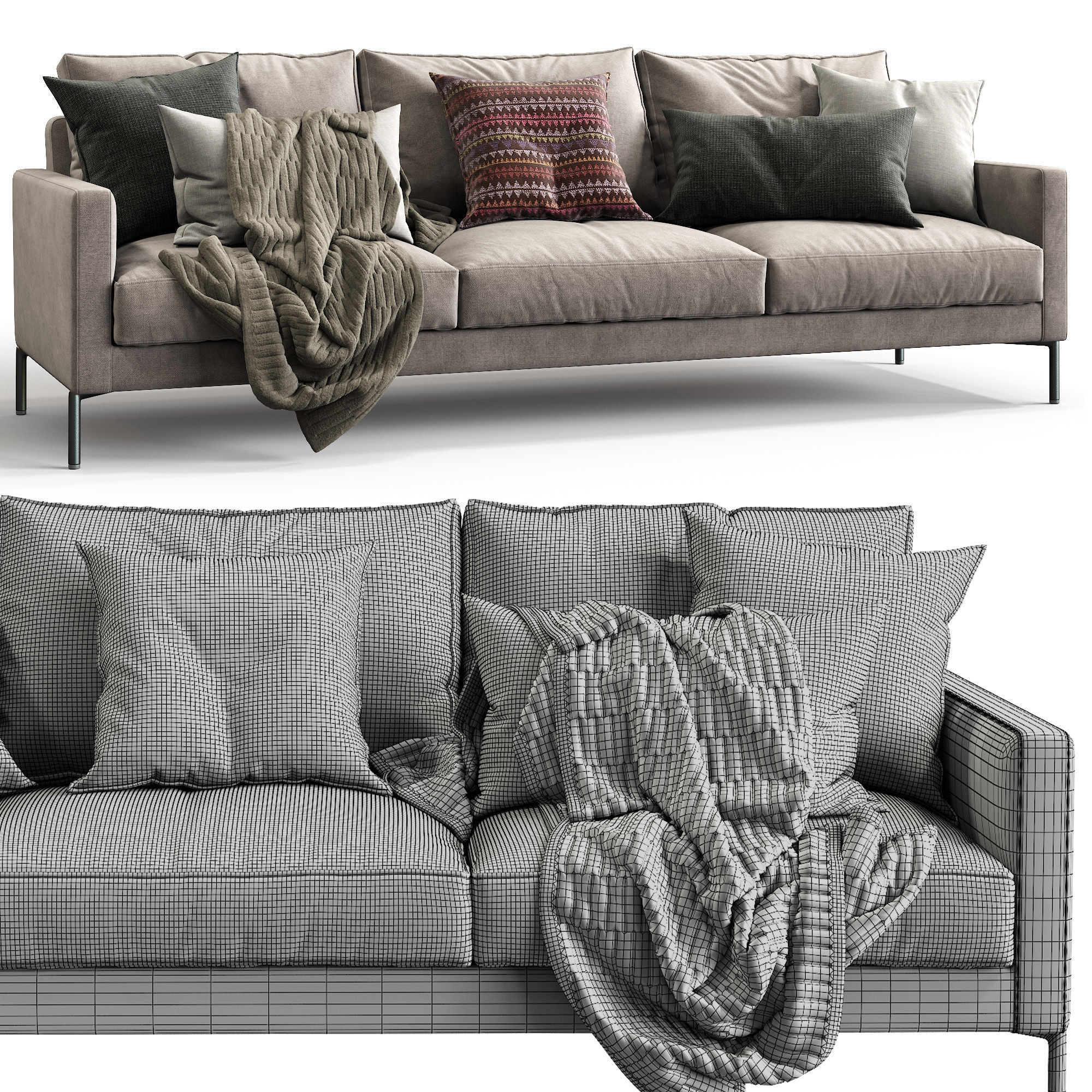 Interface Sofa LUCA 3D model_4