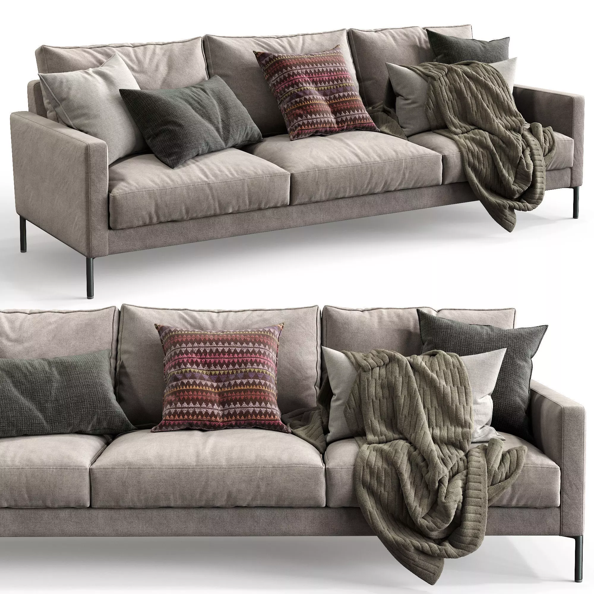 Interface Sofa LUCA 3D model_0