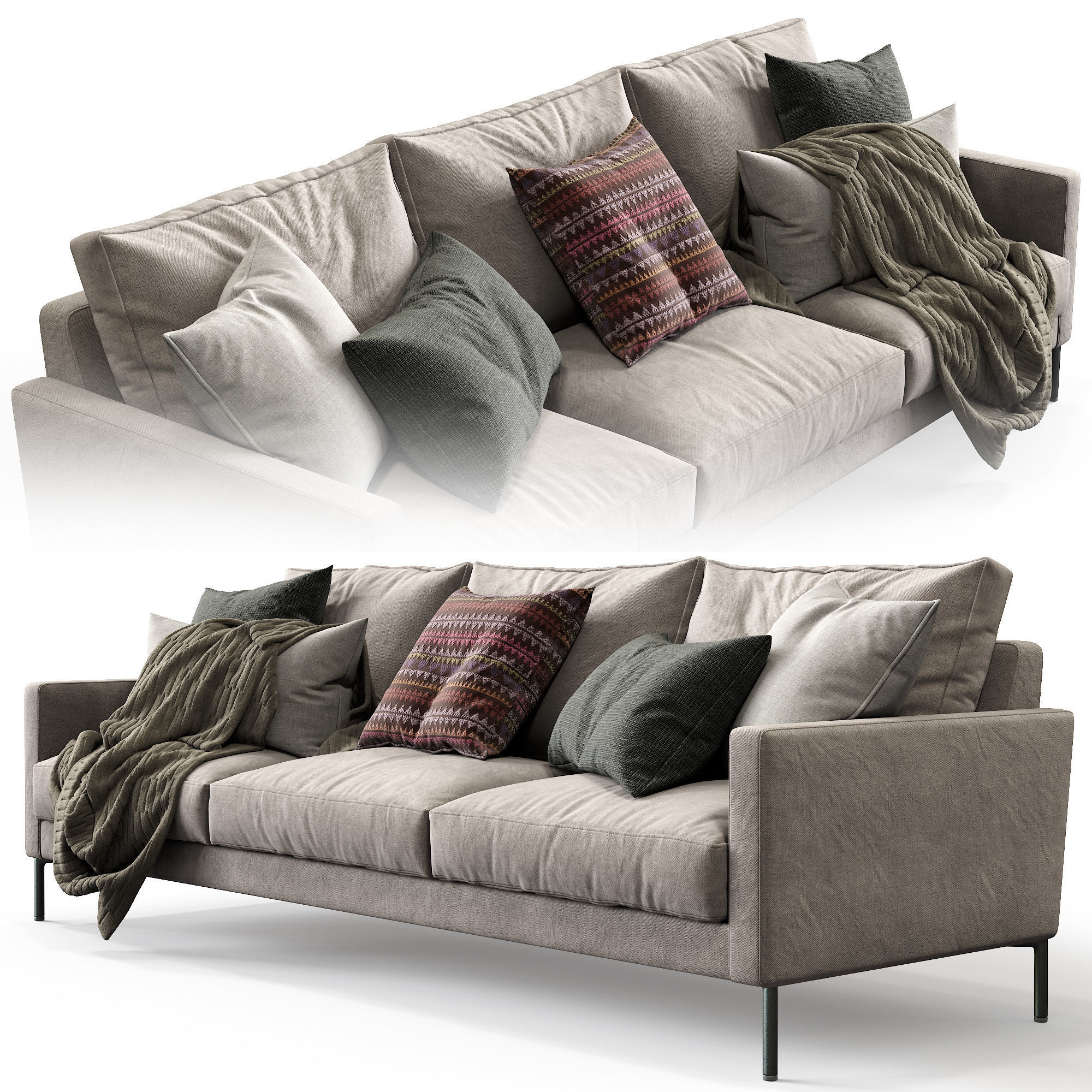 Interface Sofa LUCA 3D model_2