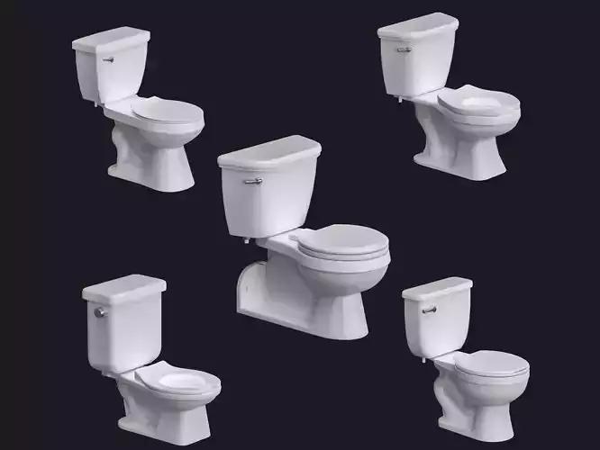 5 Toilet bowls and flash tanks
