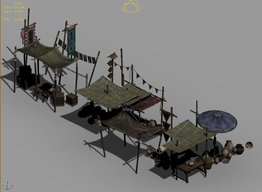 Song dynasty-props-tableware 3D model_4