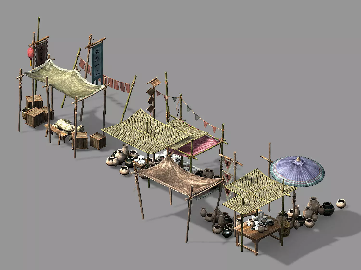 Song dynasty-props-tableware 3D model_0