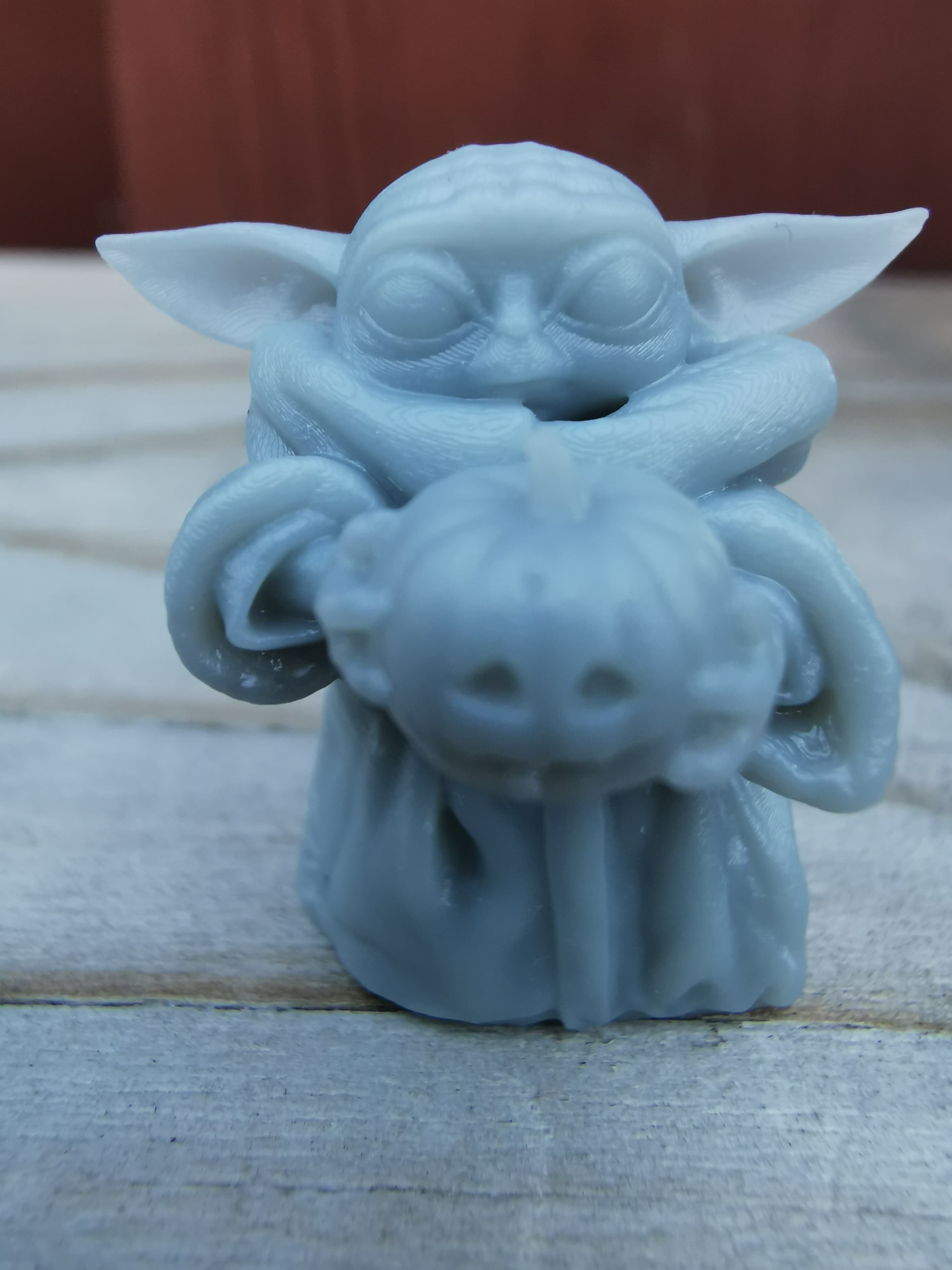 Baby Yoda - Halloween Edition 3D print model_3