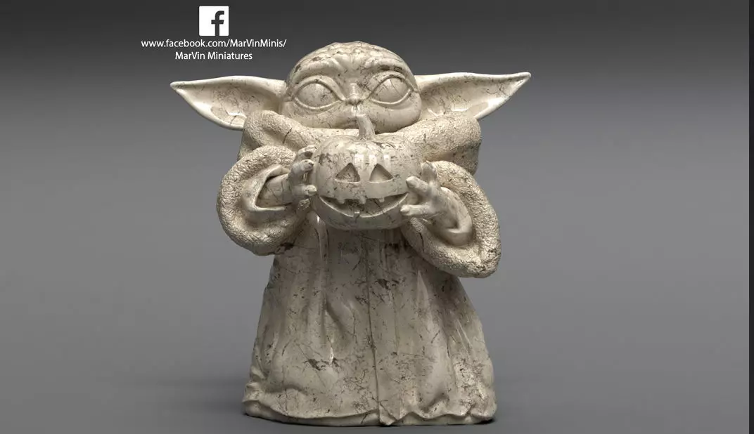 Baby Yoda - Halloween Edition 3D print model_0