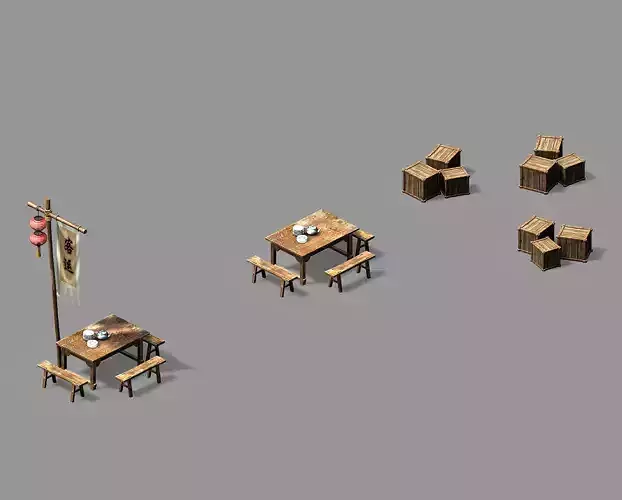 Song dynasty-props-cargo station