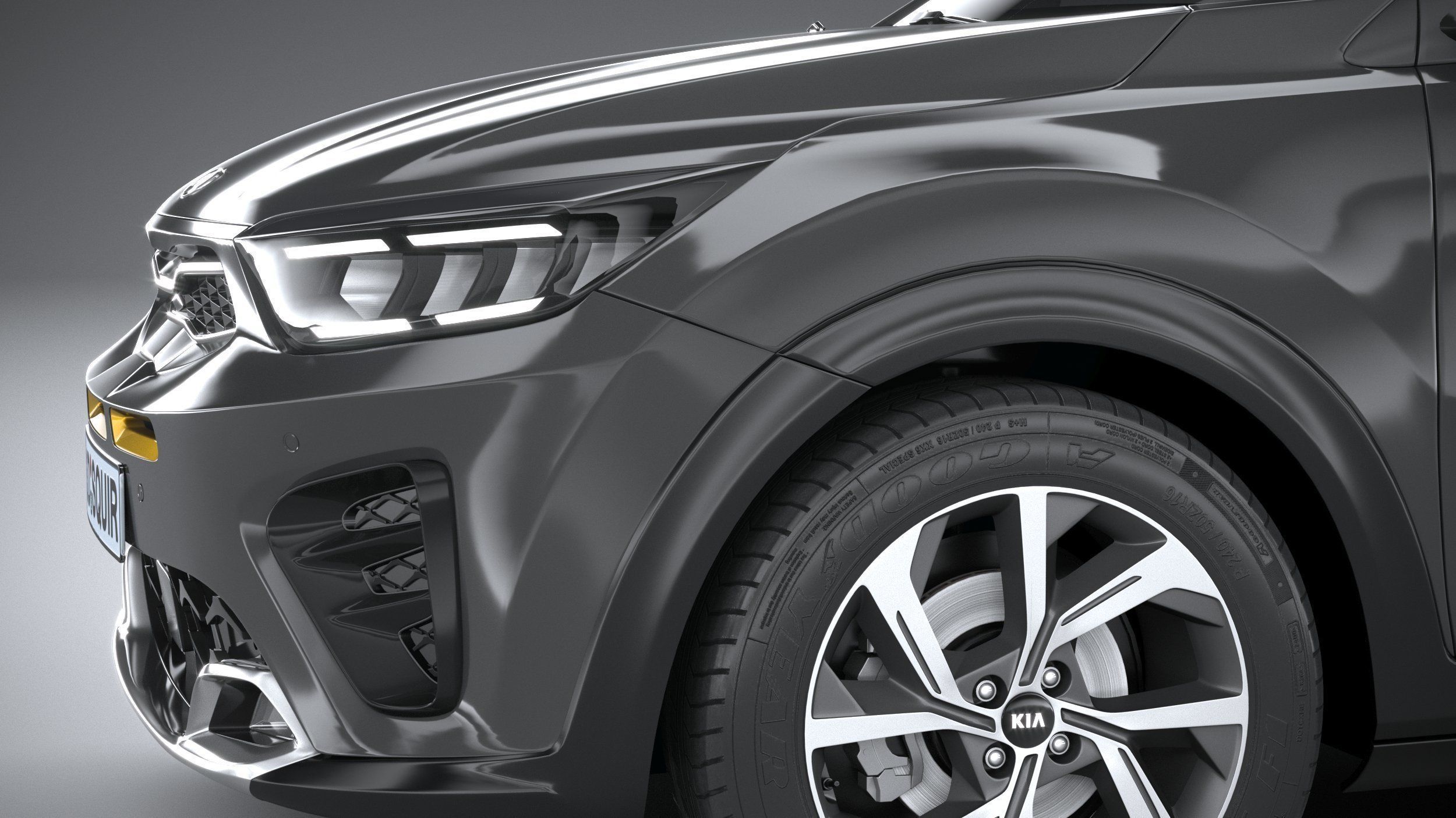 Kia Stonic GT-Line 2021 3D model_3