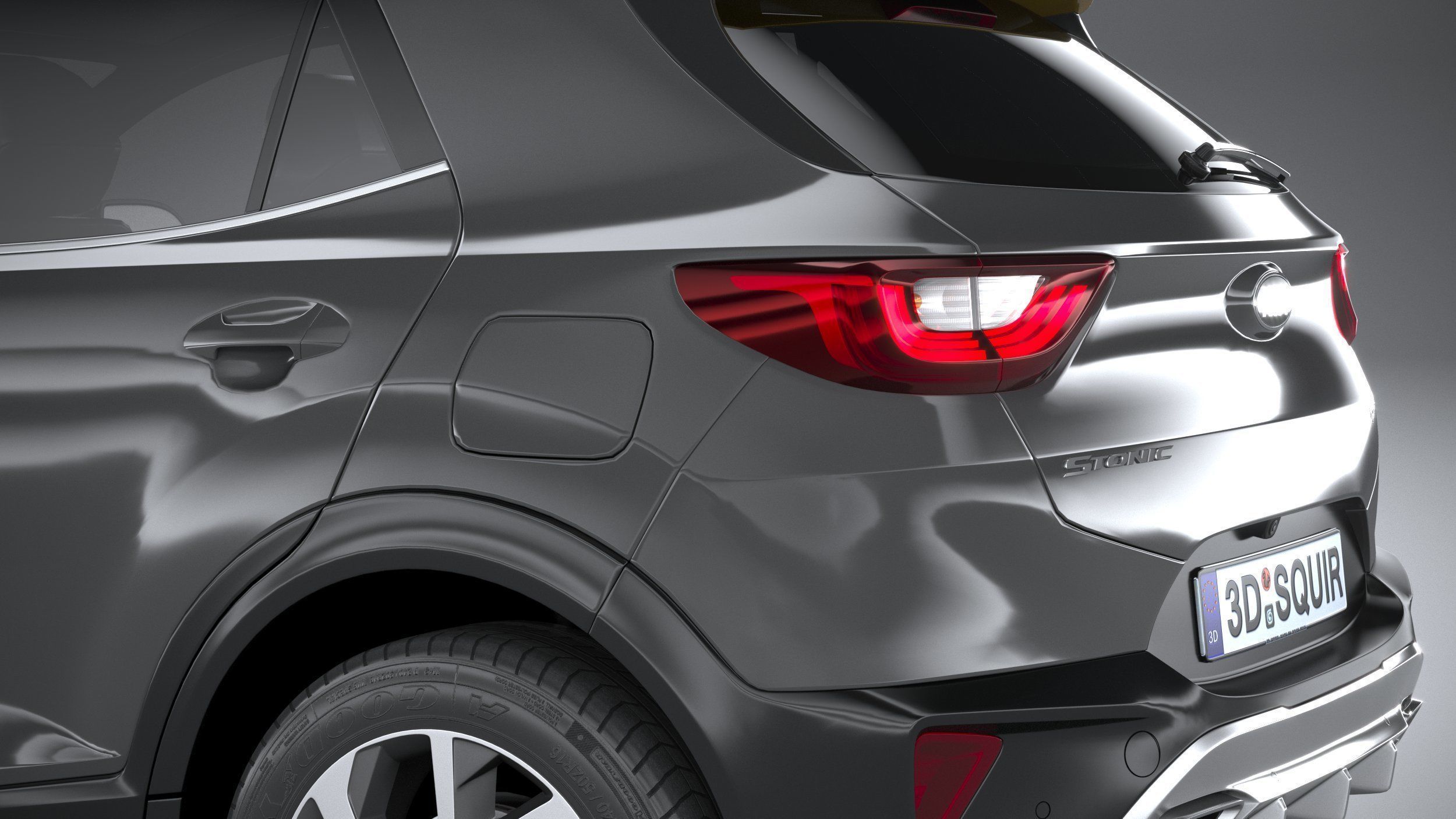 Kia Stonic GT-Line 2021 3D model_6