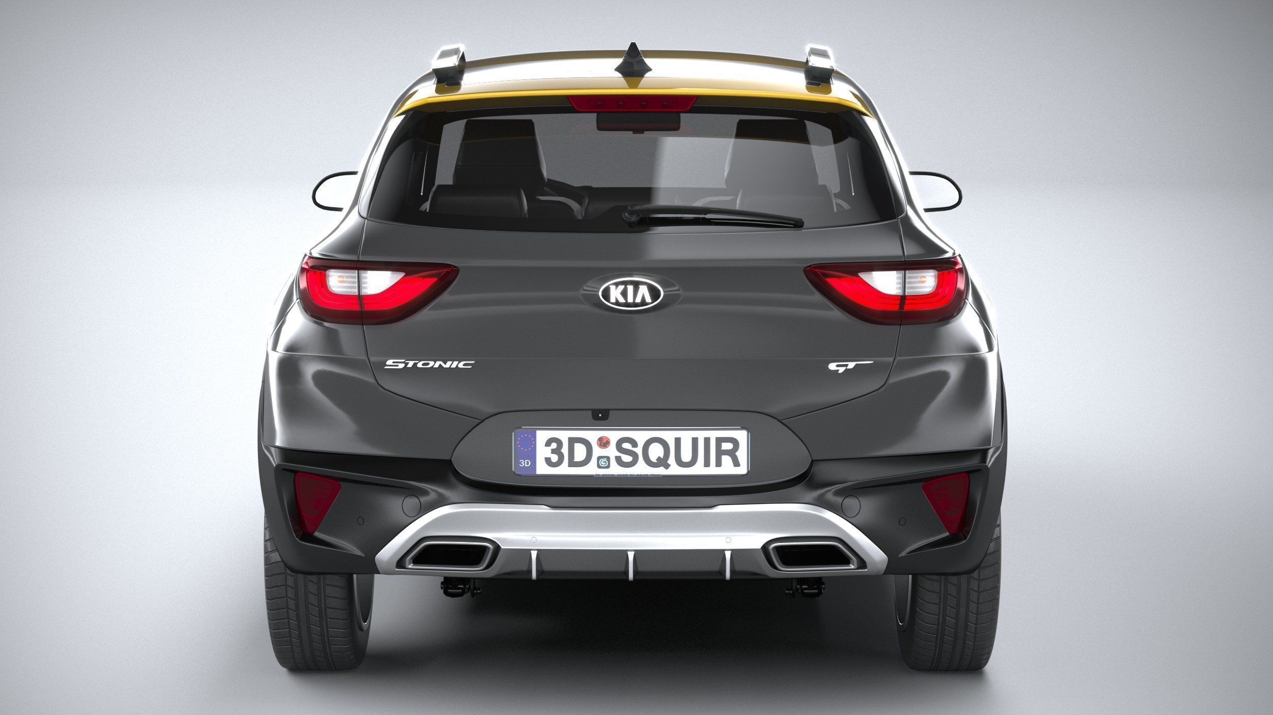 Kia Stonic GT-Line 2021 3D model_4