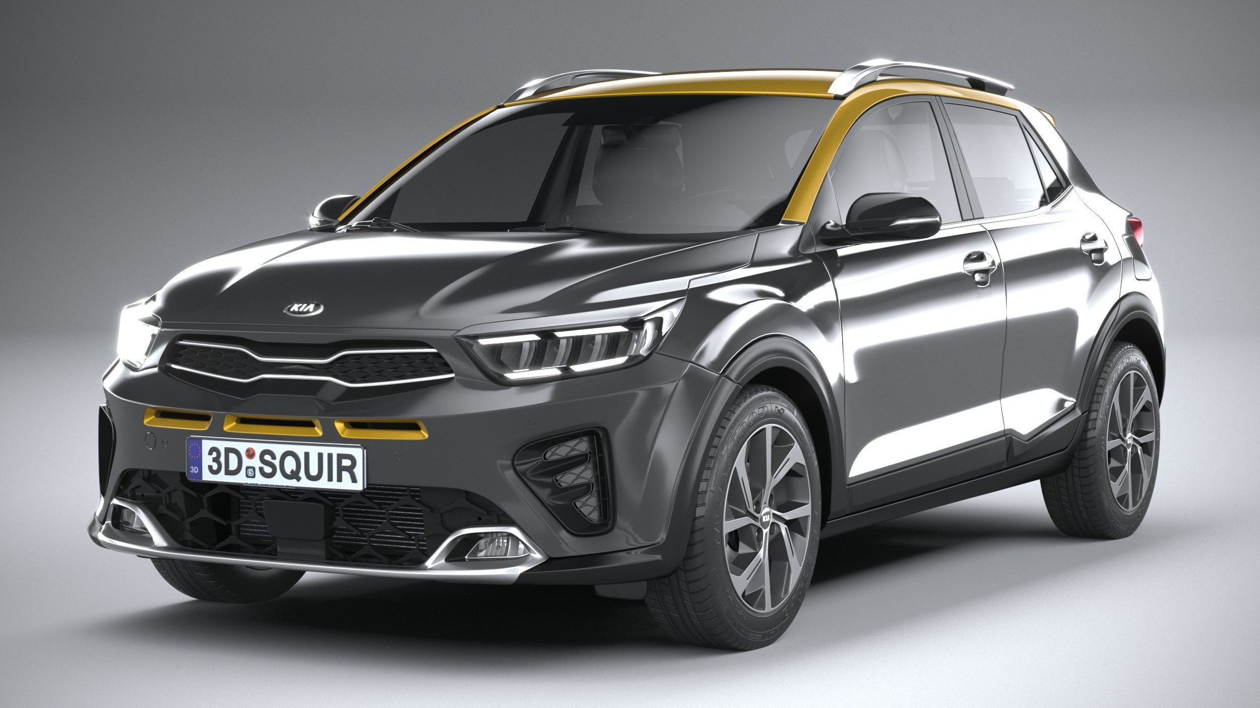 Kia Stonic GT-Line 2021 3D model_2