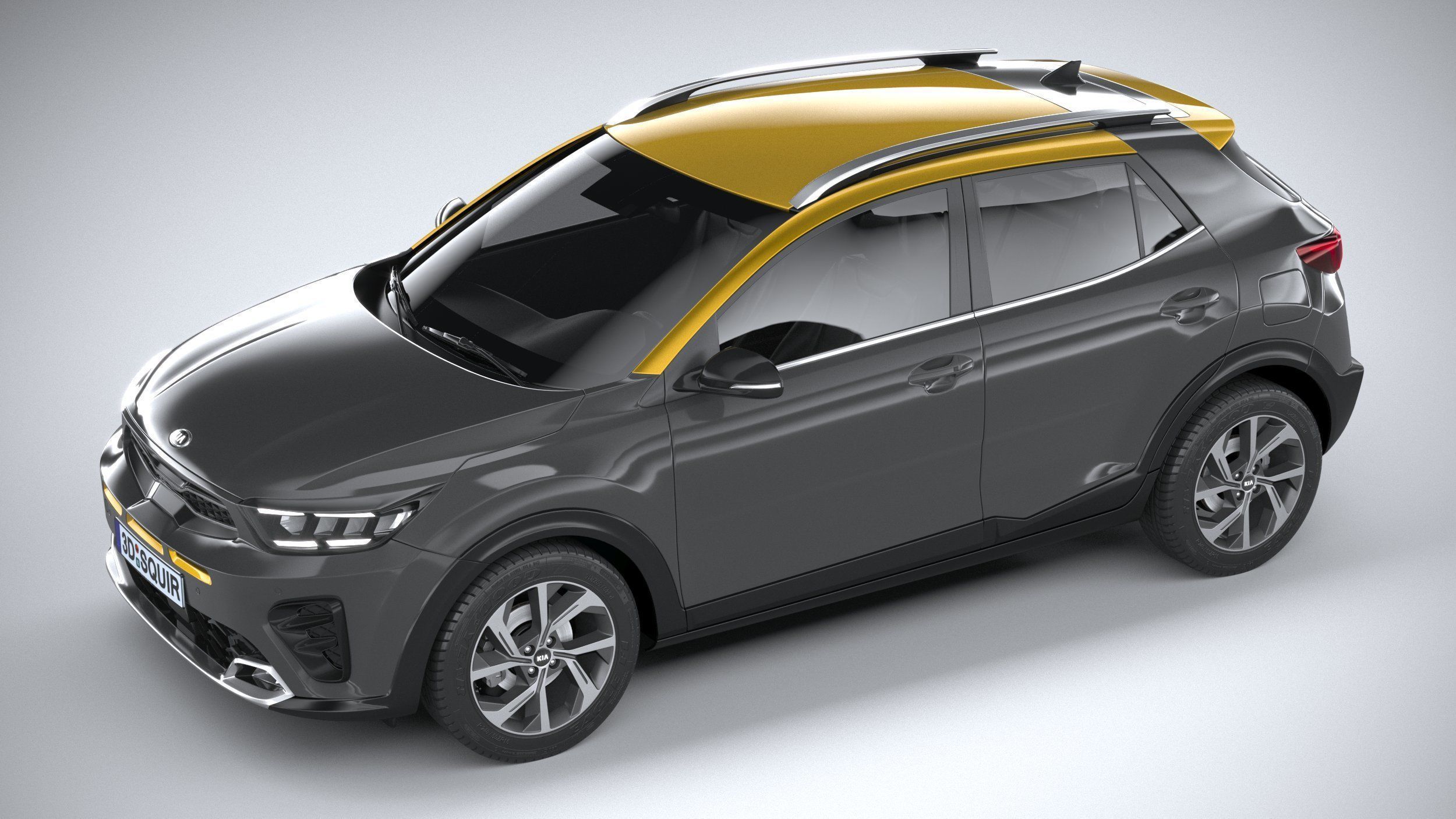 Kia Stonic GT-Line 2021 3D model_7