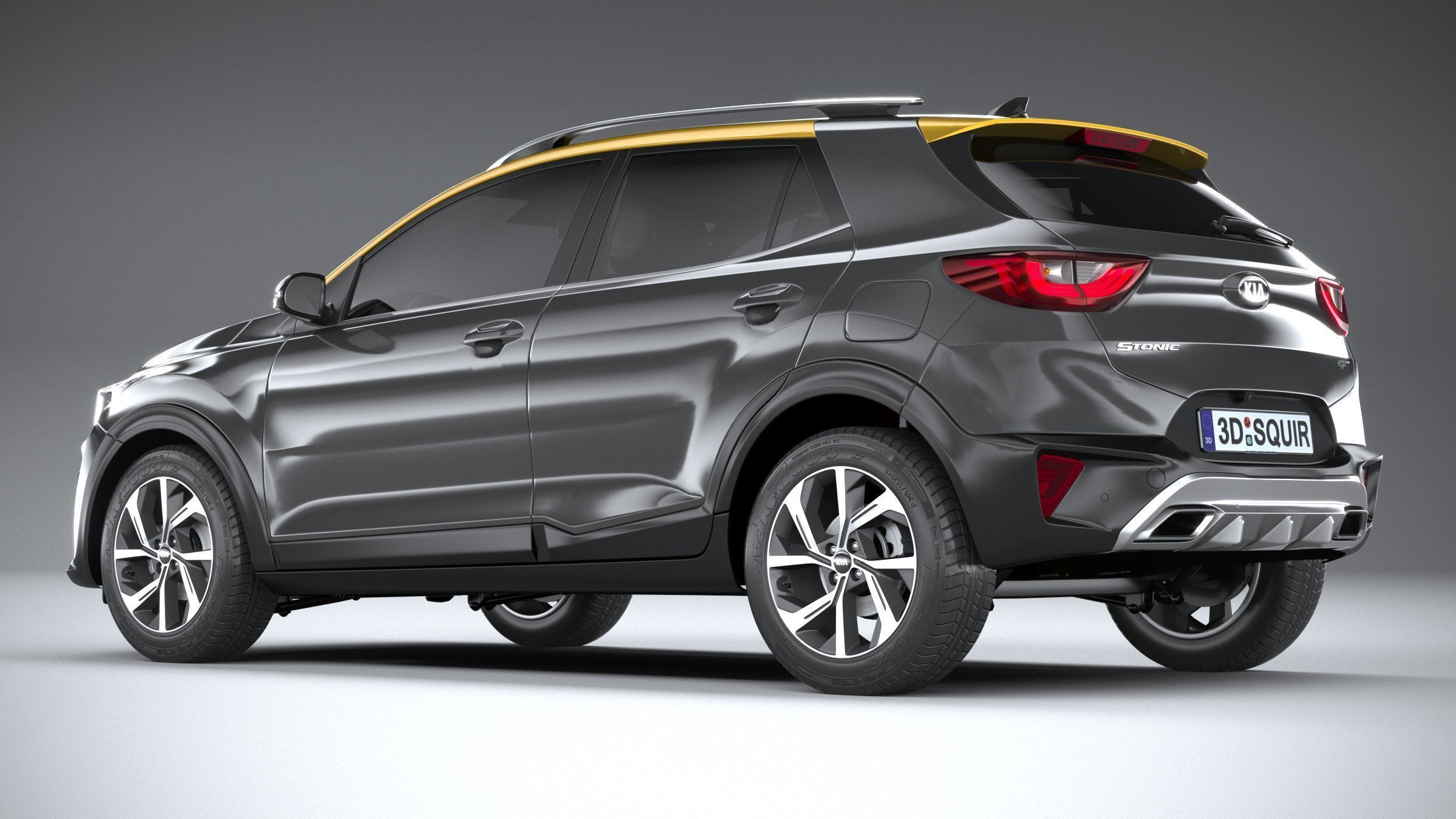 Kia Stonic GT-Line 2021 3D model_5