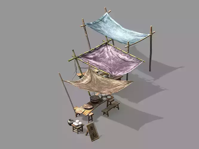 Song dynasty-props-noodle stall