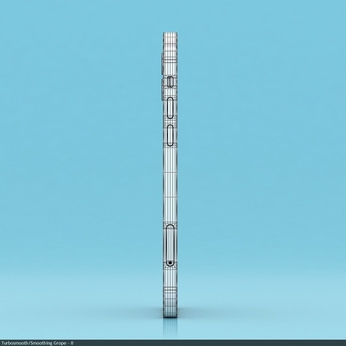 Apple iPhone 12  BLACK Low-poly 3D model_31