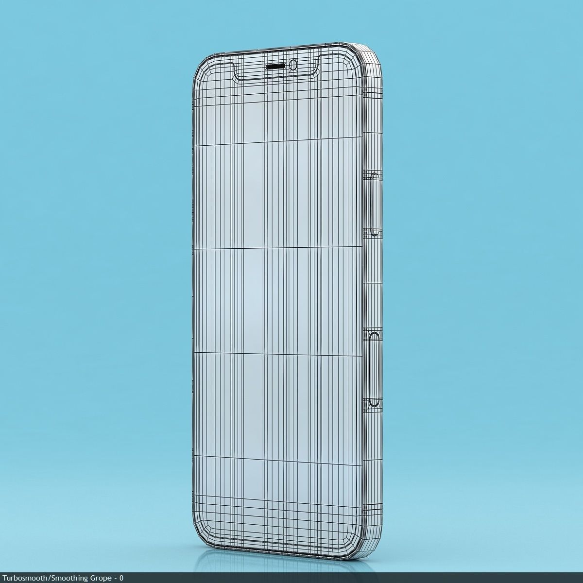Apple iPhone 12  BLACK Low-poly 3D model_27