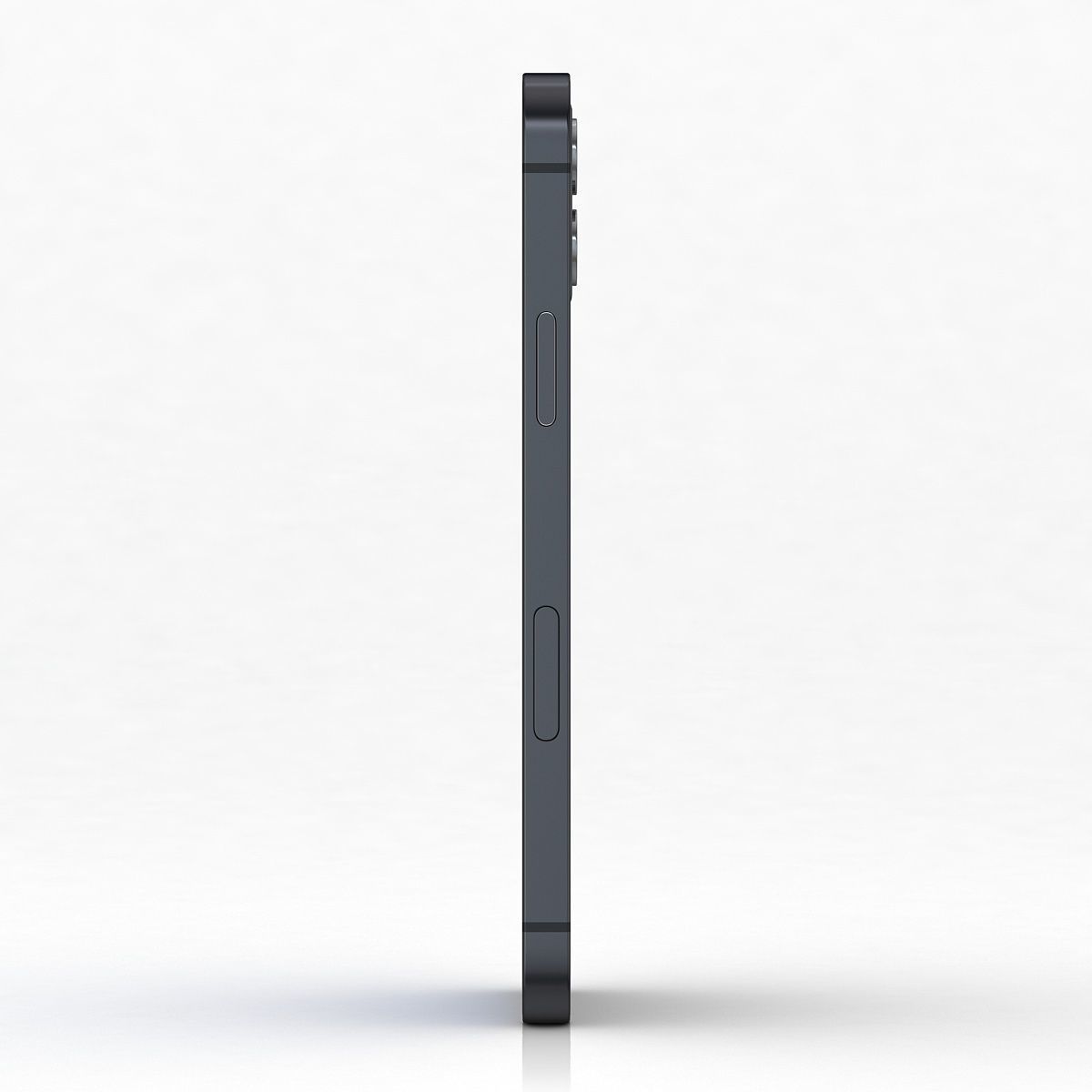 Apple iPhone 12  BLACK Low-poly 3D model_6