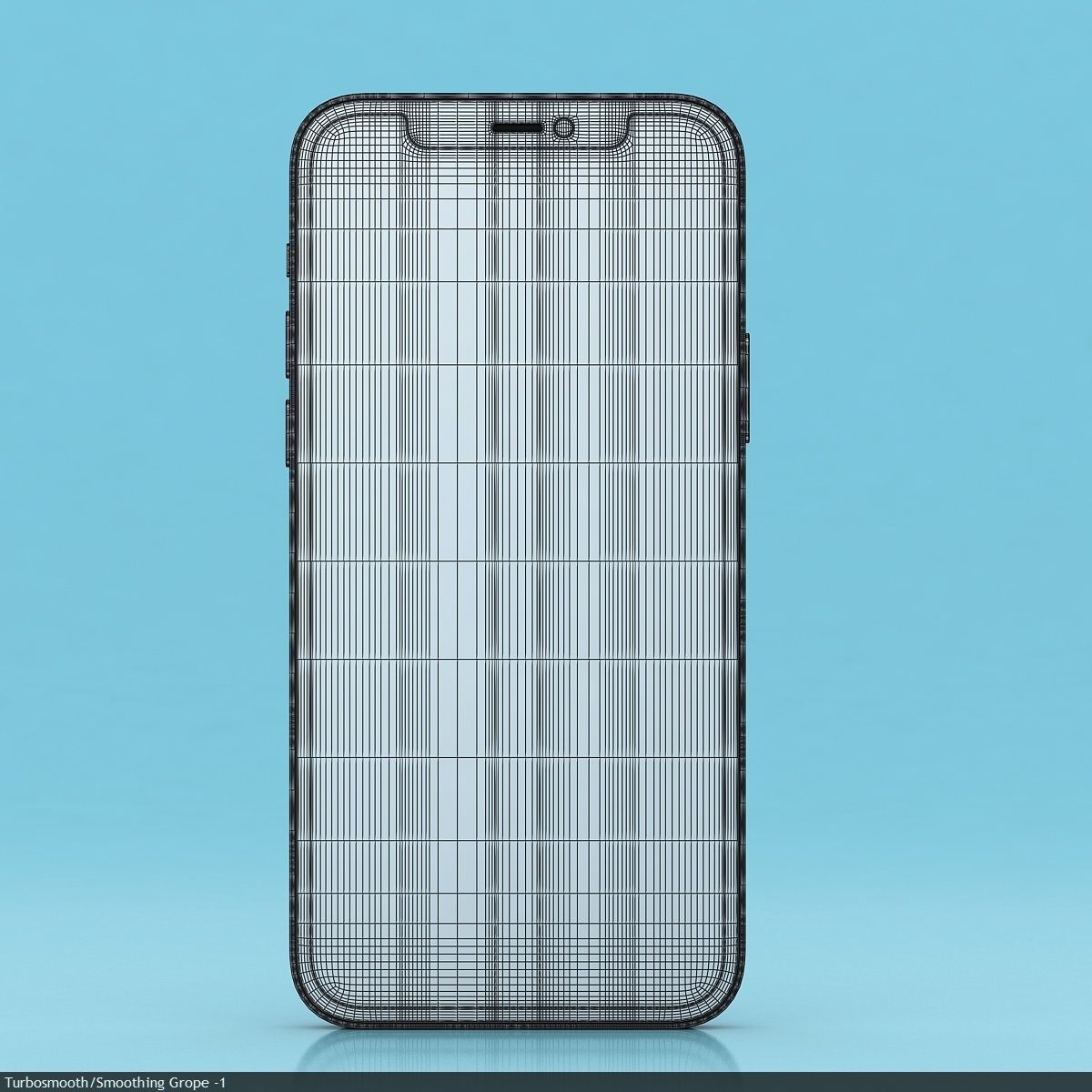 Apple iPhone 12  BLACK Low-poly 3D model_22