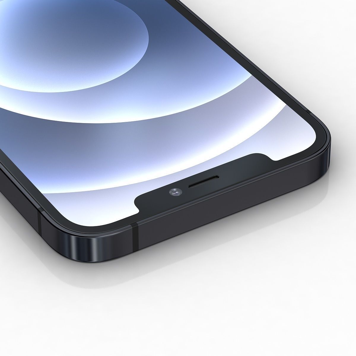 Apple iPhone 12  BLACK Low-poly 3D model_17