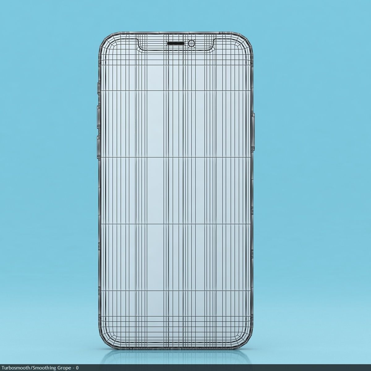 Apple iPhone 12  BLACK Low-poly 3D model_21