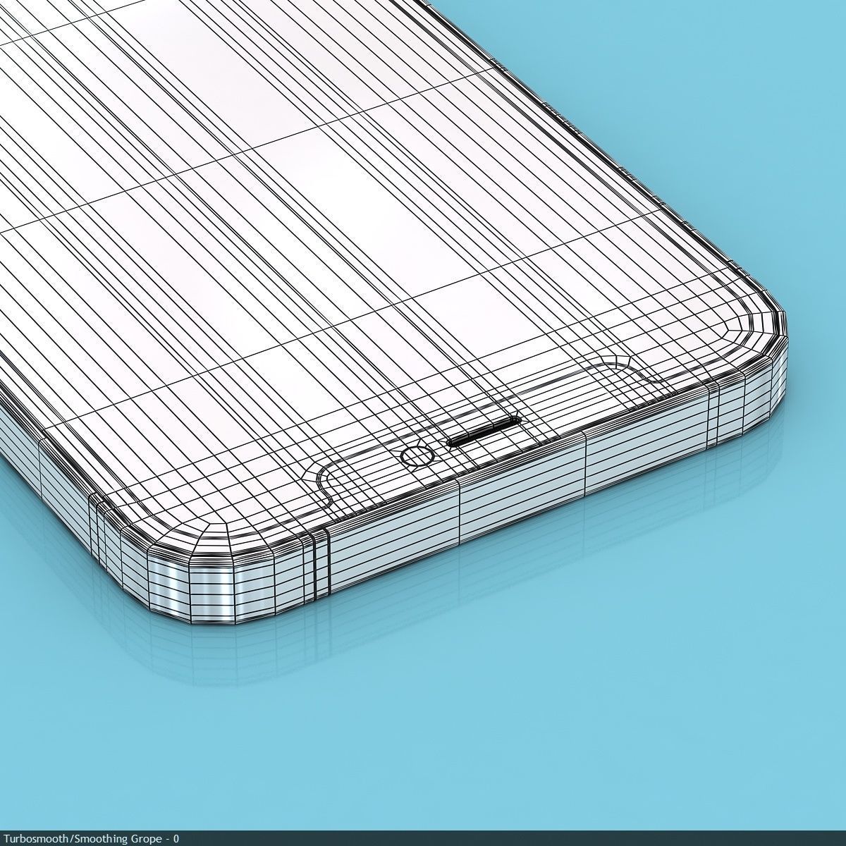 Apple iPhone 12  BLACK Low-poly 3D model_50