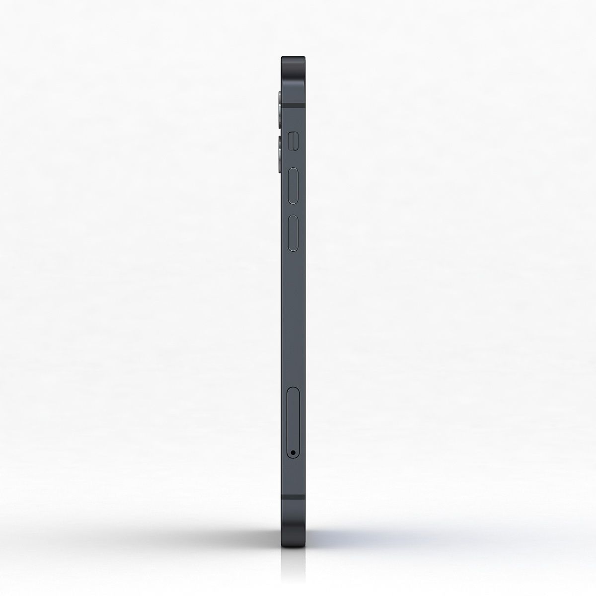 Apple iPhone 12  BLACK Low-poly 3D model_7