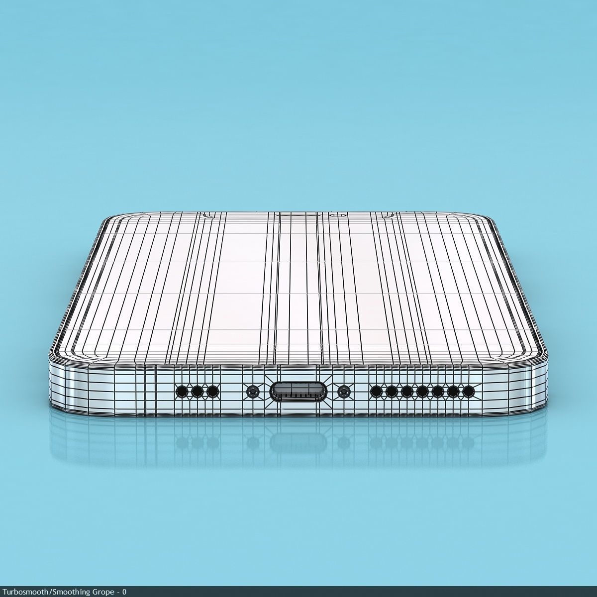 Apple iPhone 12  BLACK Low-poly 3D model_33