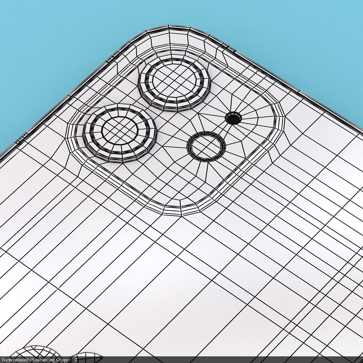 Apple iPhone 12  BLACK Low-poly 3D model_51