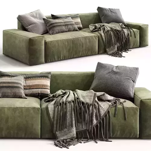 Jesse sofa Daniel composition 2 3D model