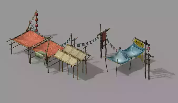 Song dynasty-props-tent