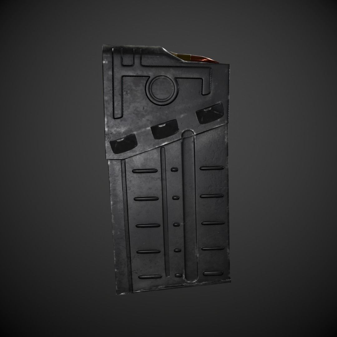 Heckler- Koch G3 Low-poly 3D model_22