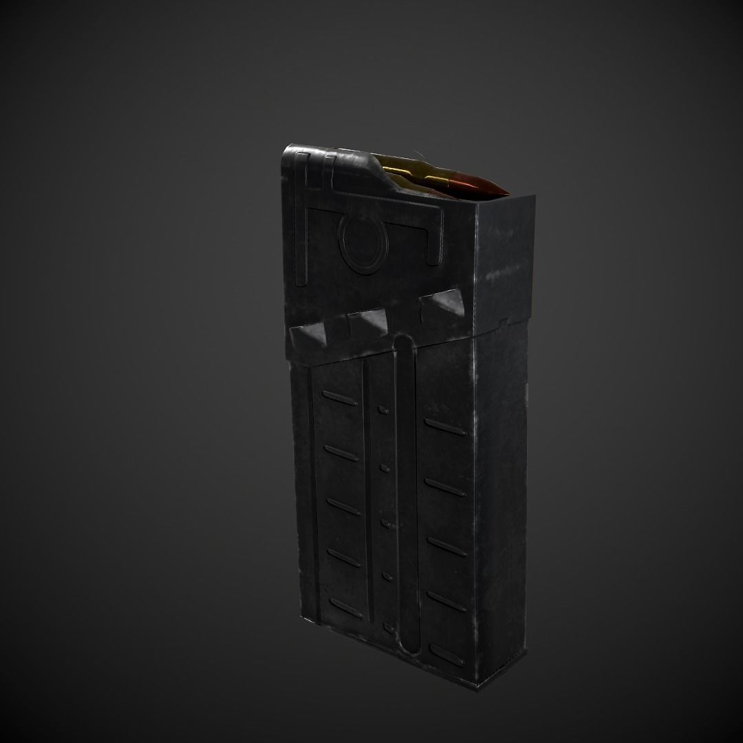 Heckler- Koch G3 Low-poly 3D model_18