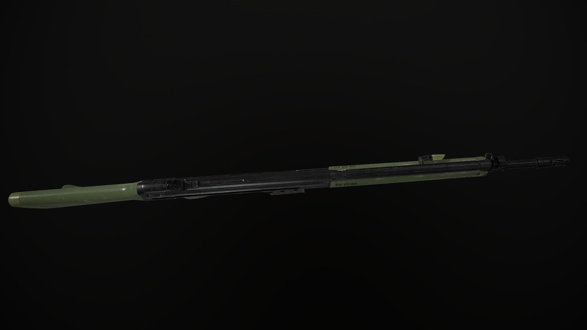 Heckler- Koch G3 Low-poly 3D model_13