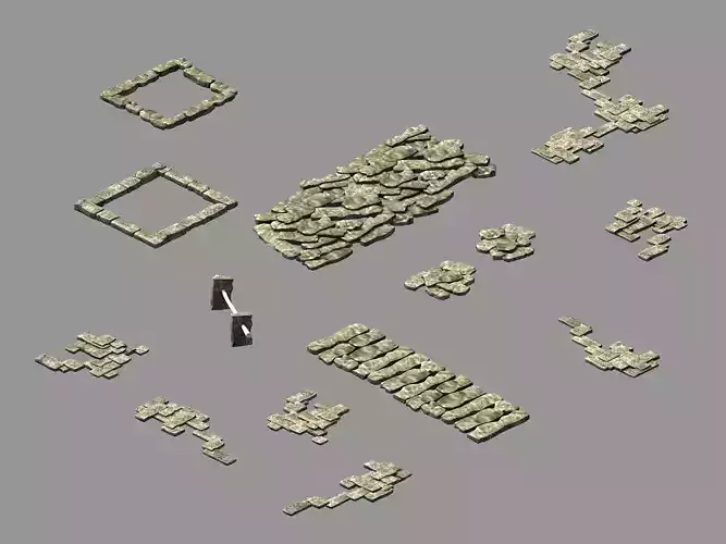 Song dynasty-Terrain-Broken Brick