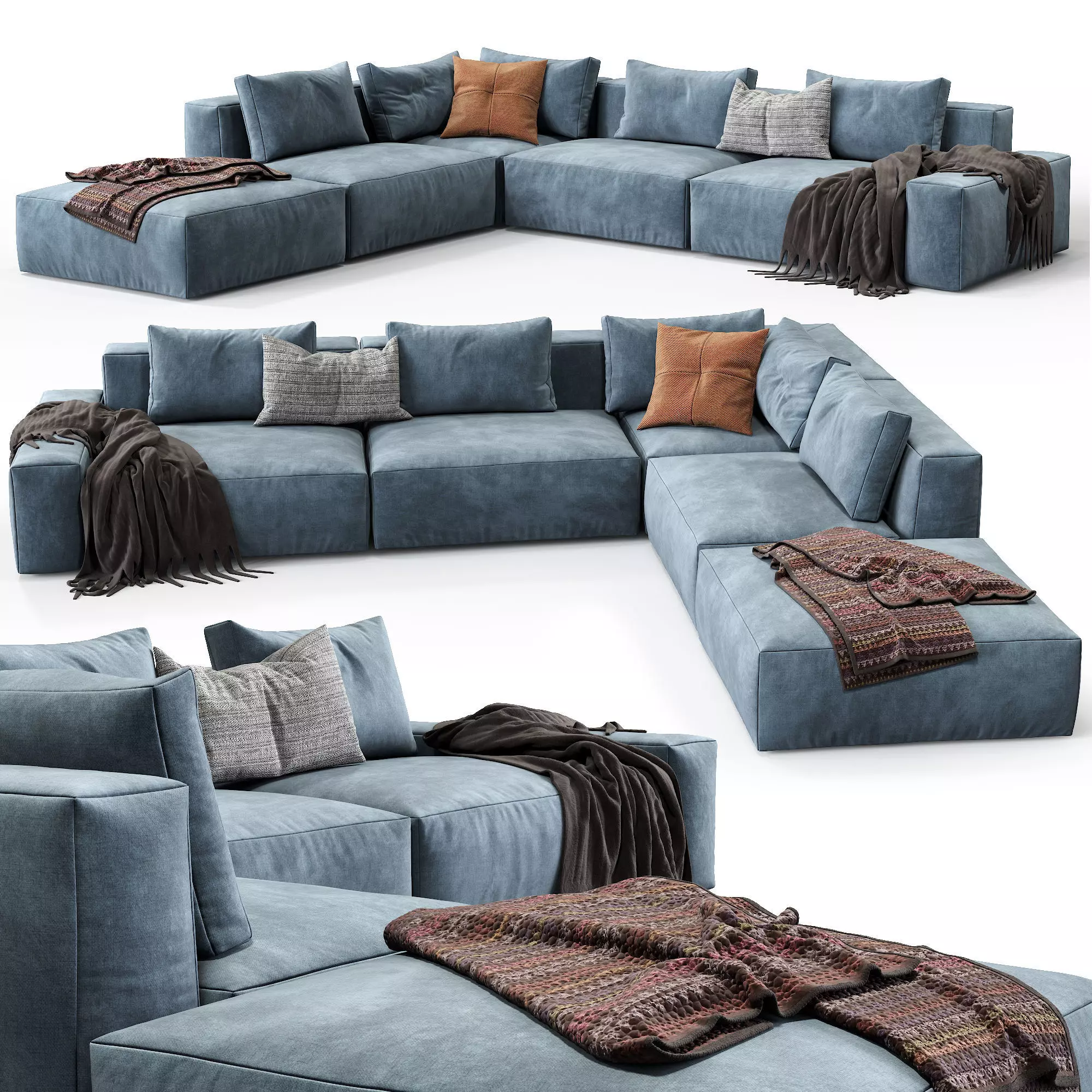 Jesse sofa Daniel composition 8 3D model