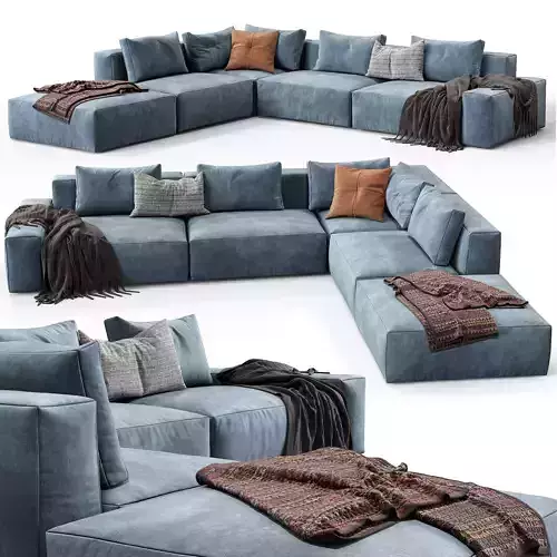 Jesse sofa Daniel composition 8 3D model