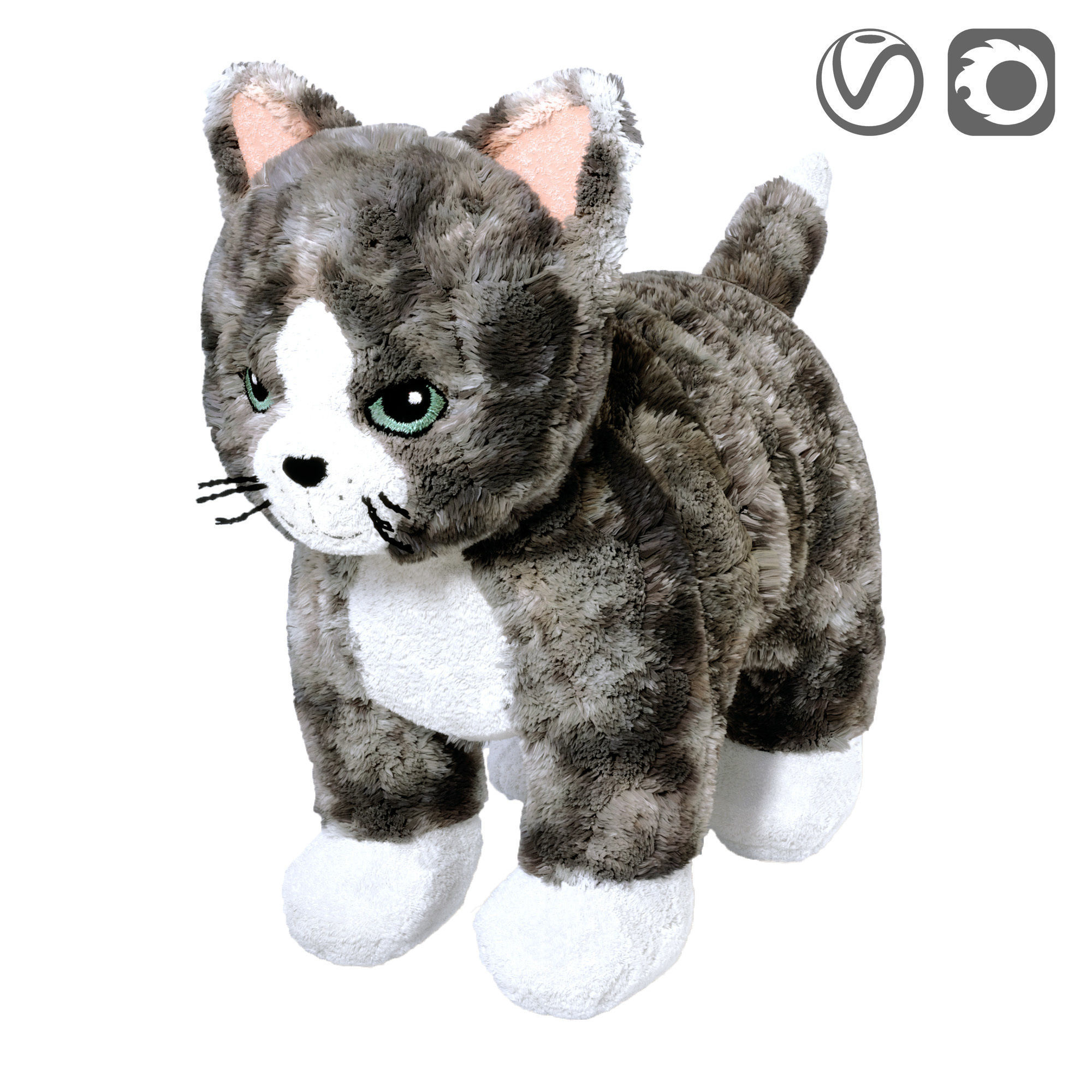 LILLEPLUTT Soft toy cat