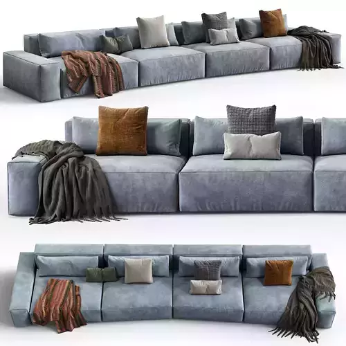 Jesse sofa Daniel composition 9 3D model