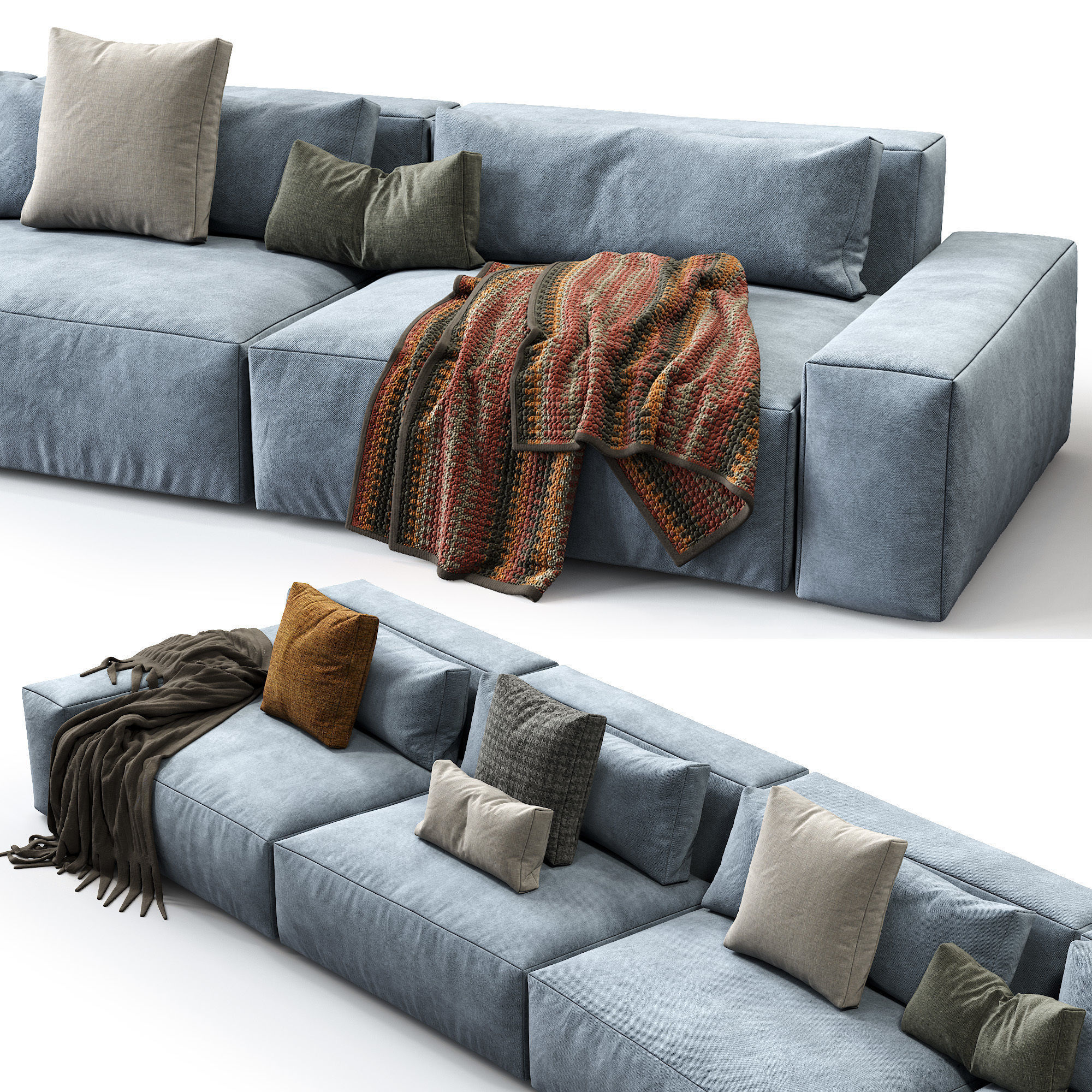 Jesse sofa Daniel composition 9 3D model_2