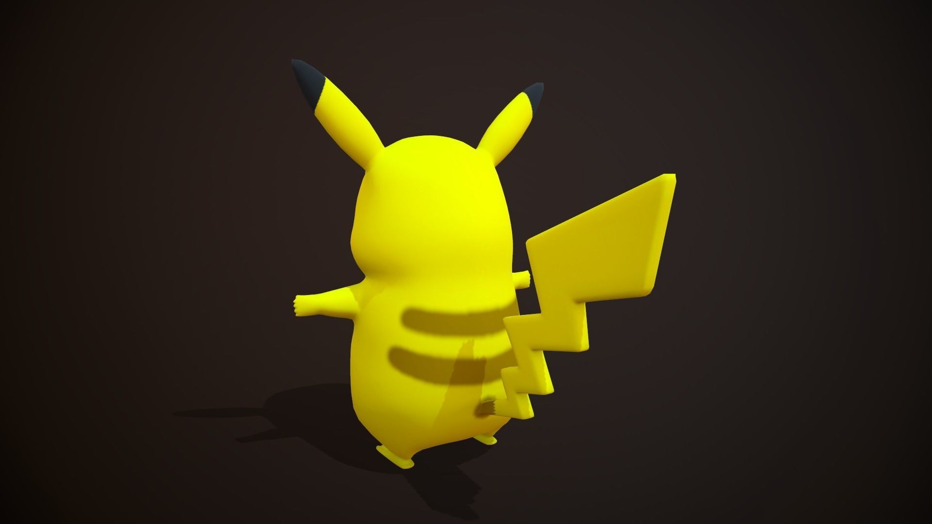 Pikachu Free 3D model_4