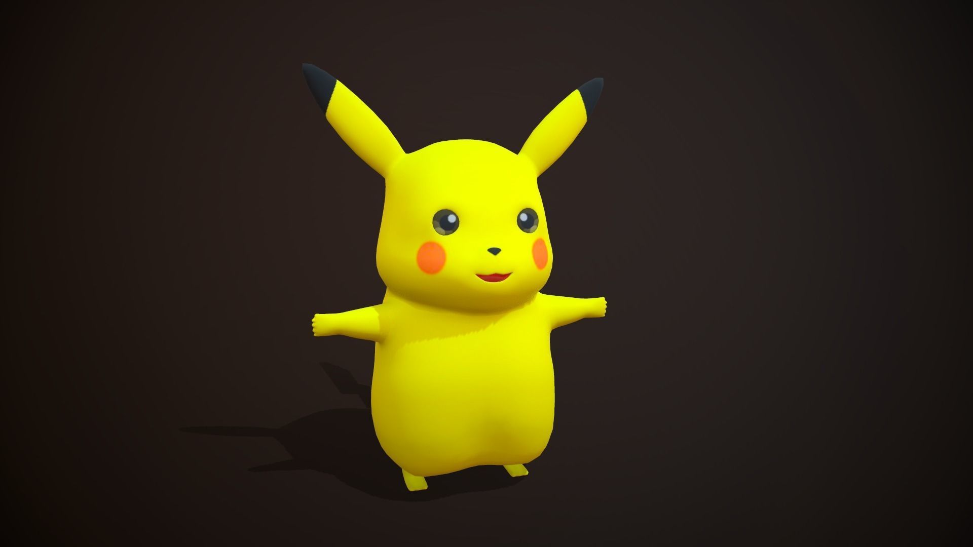 Pikachu Free 3D model_2