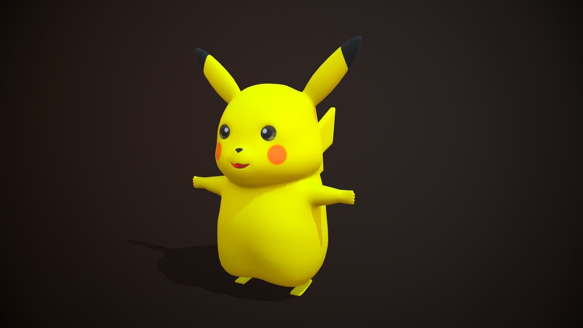 Pikachu Free 3D model_3