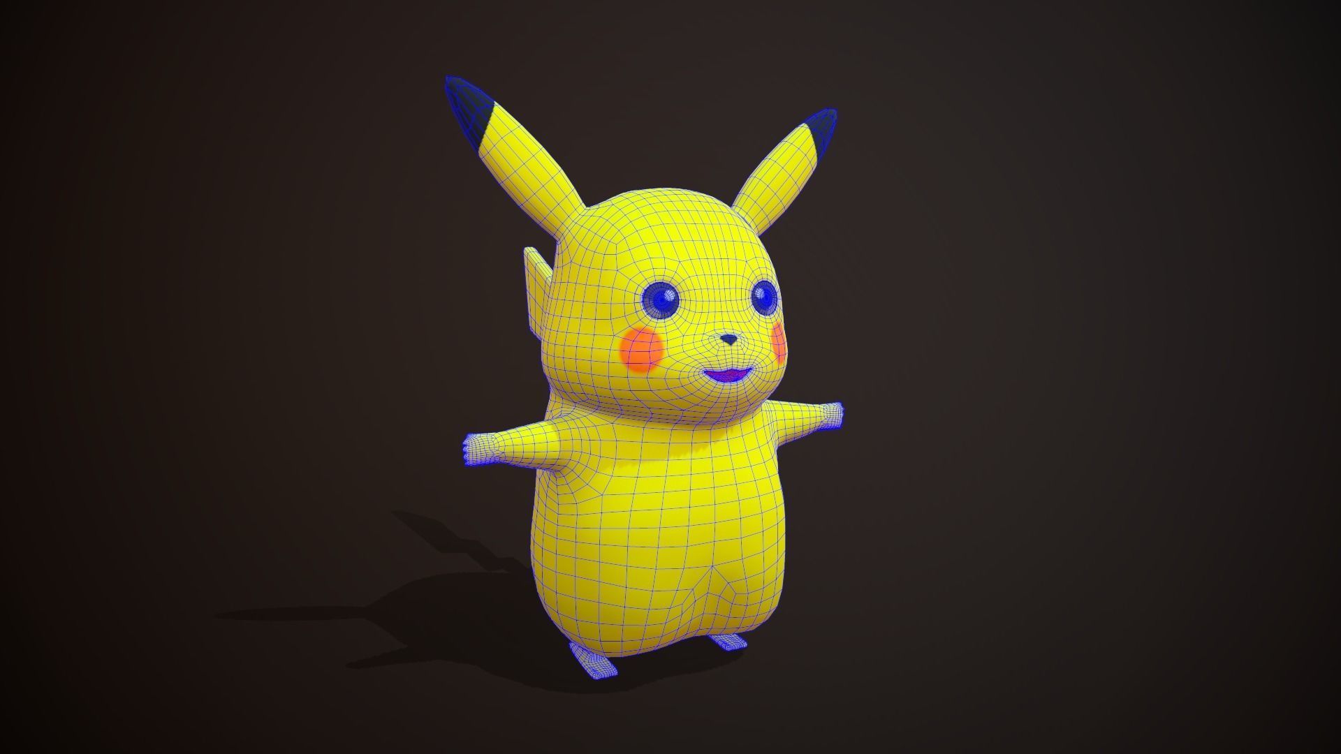 Pikachu Free 3D model_6