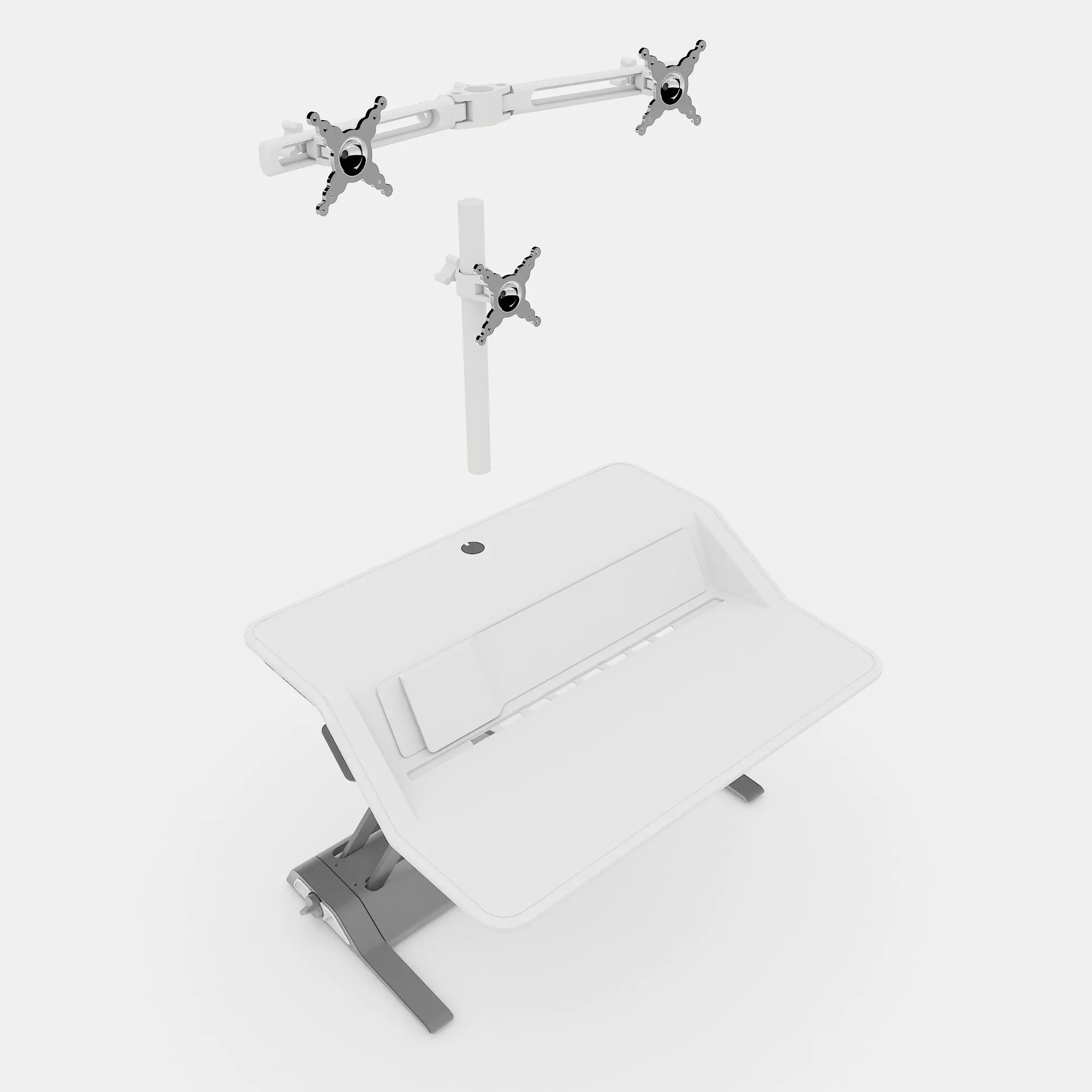 Computer Stand 3D model_0