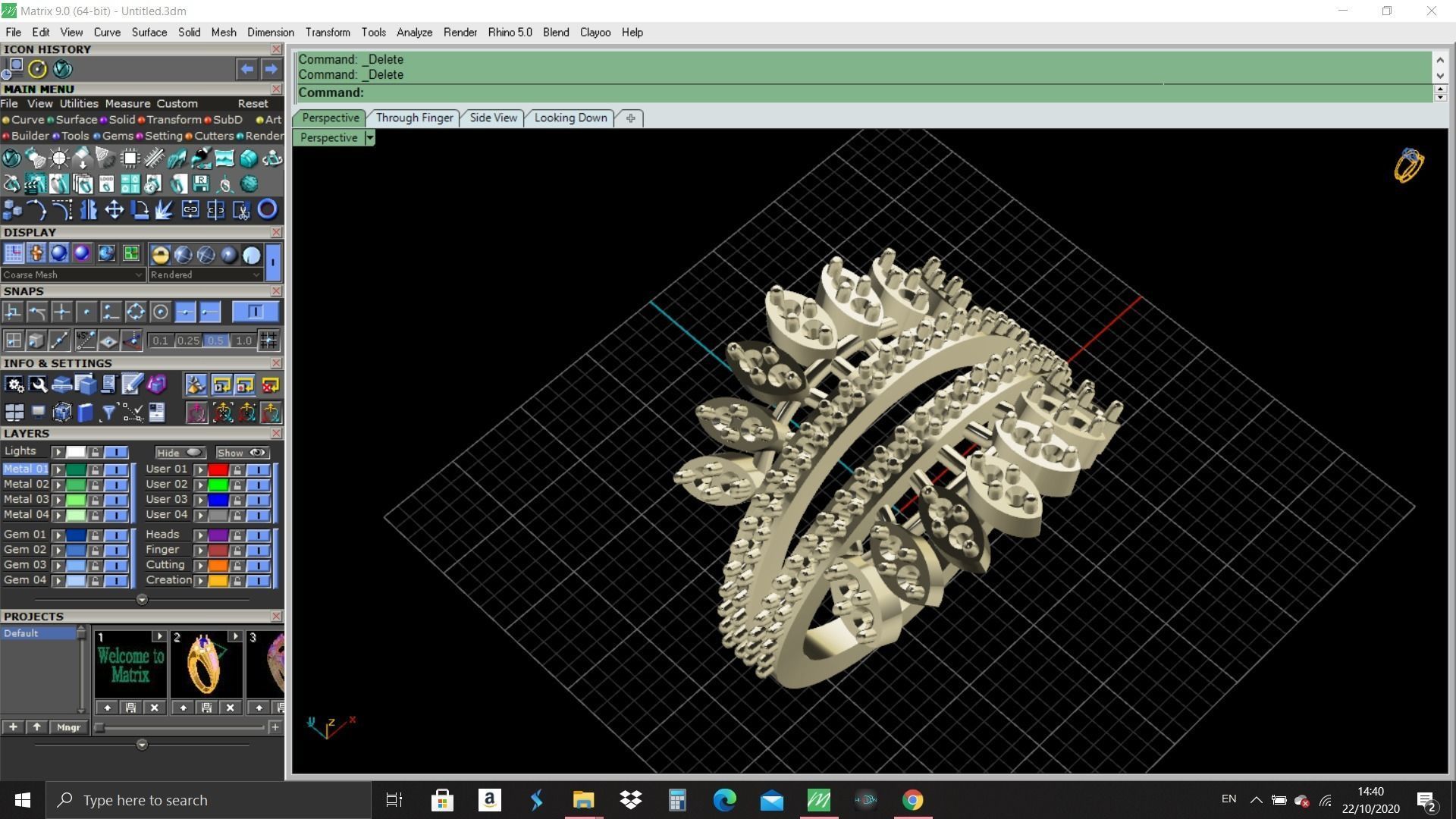 Fashion Ring 3D print model_2