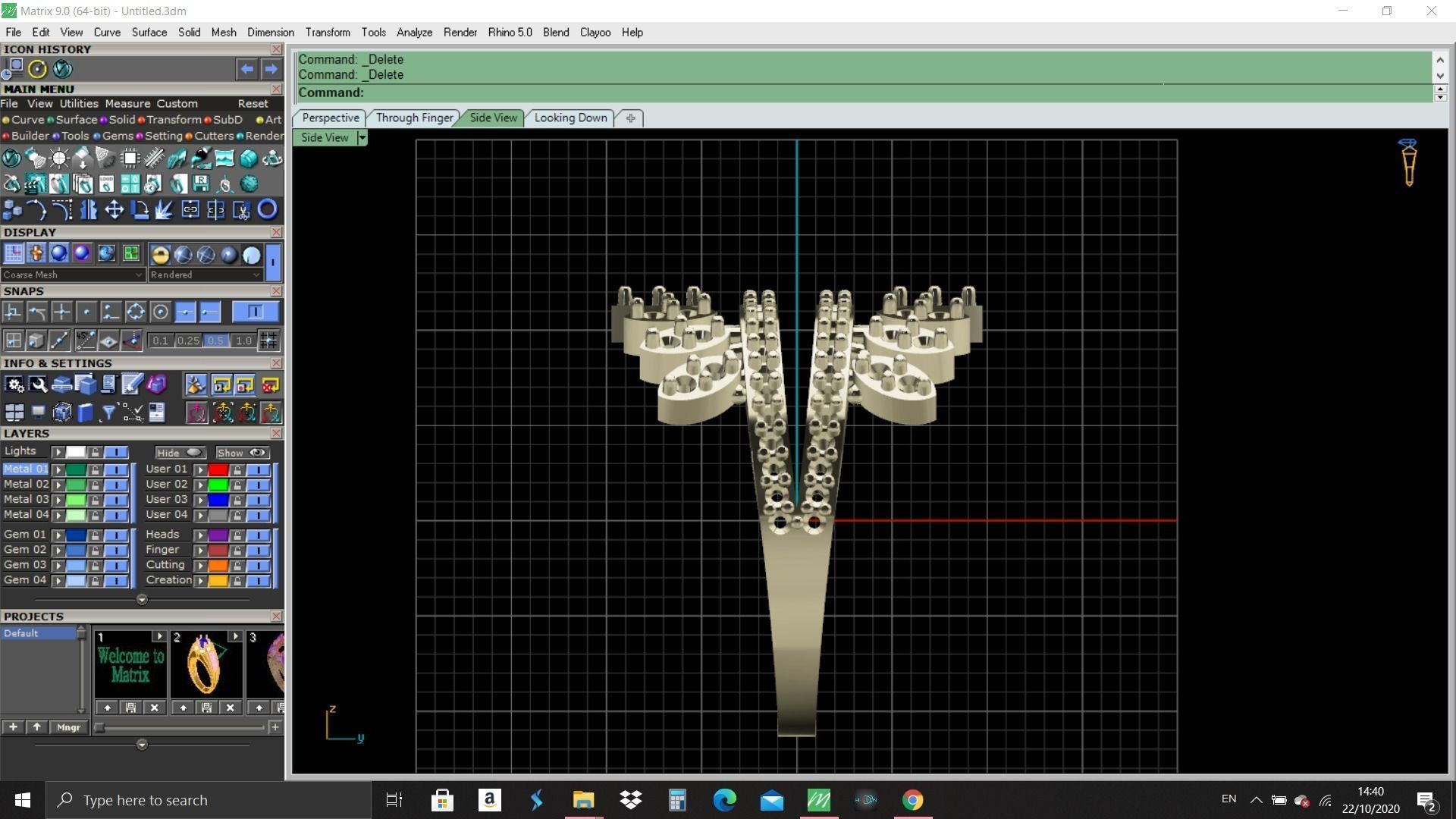 Fashion Ring 3D print model_4