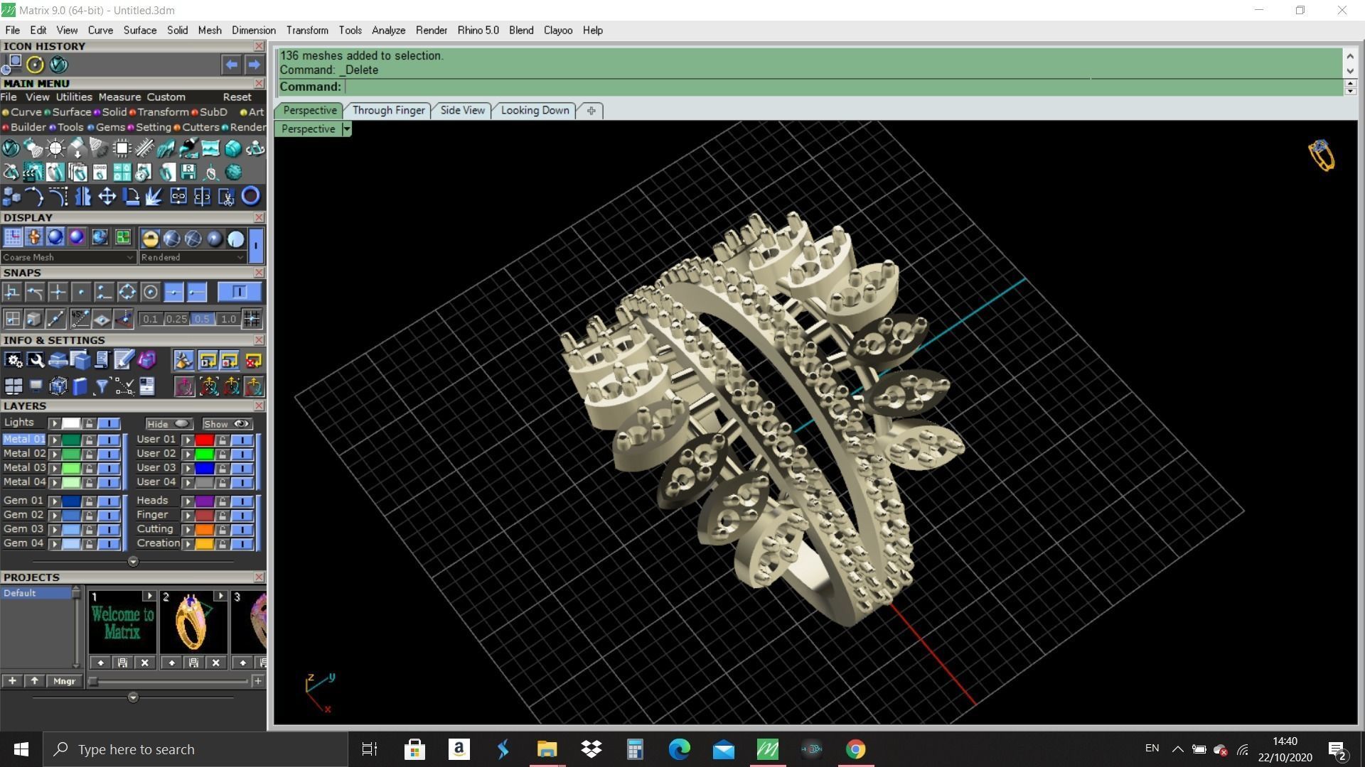 Fashion Ring 3D print model_1